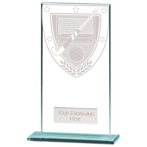 Millennium Hockey Jade Glass Award 160mm