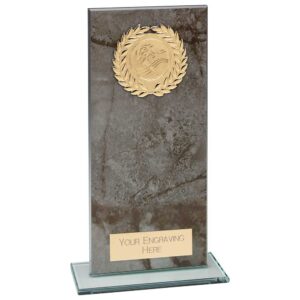 Quarry Marble Multisport Jade Glass Black 200mm