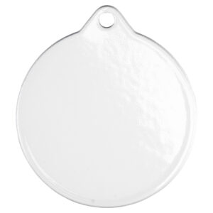 PLAIN WHITE ROUND MEDAL USED FOR SUBLIMATION - 2in
