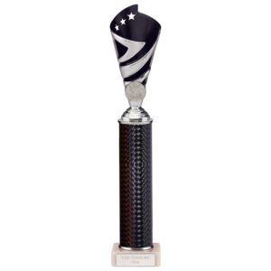 Hurricane Multisport Plastic Tube Cup Silver & Black 350mm